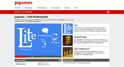 Desktop Screenshot of jcgames.de