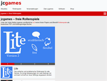 Tablet Screenshot of jcgames.de